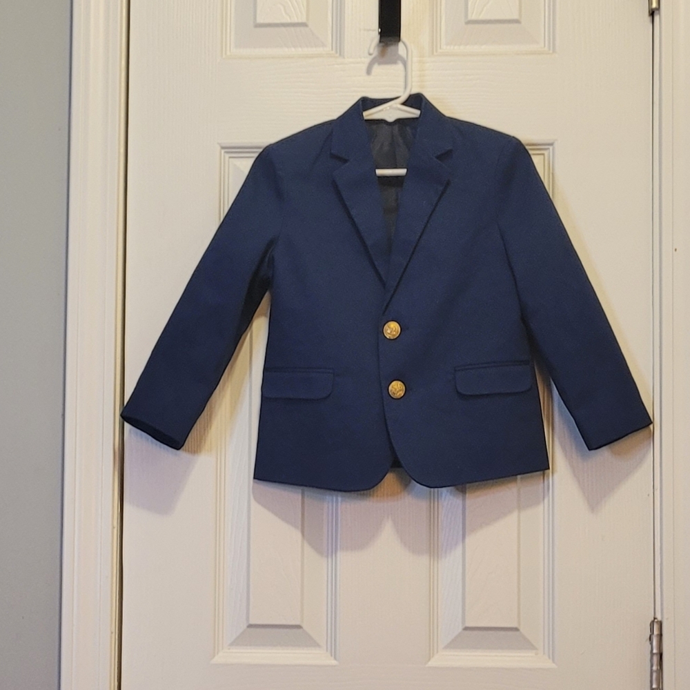 Izod Kids Blue Blazer with Gold Buttons